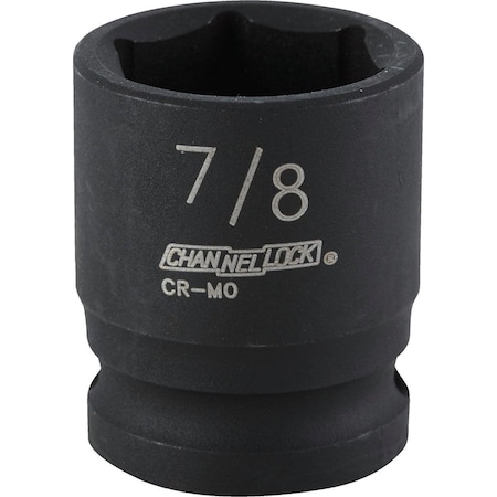 Channellock 1/2 In. Drive 7/8 In. 6-Point Shallow Standard Impact Socket 313238